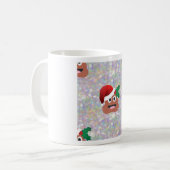 santa claus emoji koffiemok (Voorkant links)