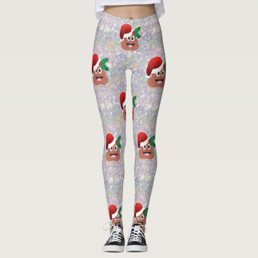 santa claus emoji leggings (Devant)