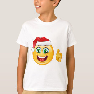 santa claus emoji t-shirt