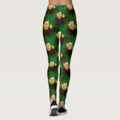 santa claus emojis leggings (Dos)
