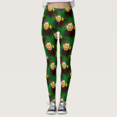 santa claus emojis leggings (Devant)