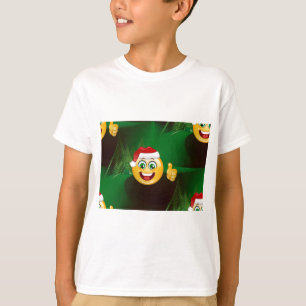 santa claus emojis t-shirt