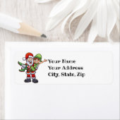 Santa Claus en Elf Etiket (Insitu)