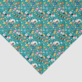 Santa Claus en Merry FriendsPattern Tissuepapier (Detail)