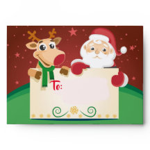 Santa claus enveloppen