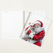 Santa Claus et Pitbull Chien Chien Chien Chien (Devant avec enveloppe)