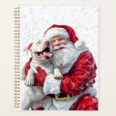 Santa Claus et Pitbull Chien Chien Chien Chien (Devant)
