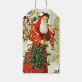 Santa Claus - étiquette cadeau (Devant)