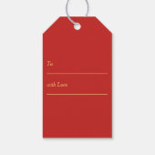 Santa Claus - étiquette cadeau (Dos)
