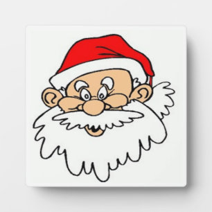 SANTA CLAUS FACE FOTOPLAAT