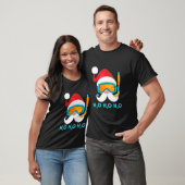 Santa Claus Face H20 Swimming Lover Swimmer Funny T-shirt (Unisex)