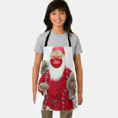 Santa Claus Face Mask Schort (Insitu)