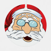 Santa Claus Face Ornament (Voorkant)