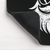 Santa Claus Face Sungles With Hat Beard Christmas Muismat (Hoek)