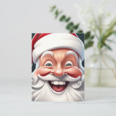 Santa Claus Feestdagenkaart (Staand voorkant)