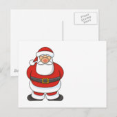 Santa Claus Feestdagenkaart (Voorkant / Achterkant)