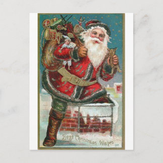 Santa Claus Feestdagenkaart