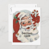 Santa Claus Feestdagenkaart (Voorkant / Achterkant)