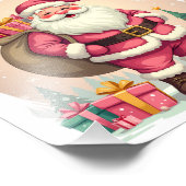 Santa Claus Foto Afdruk (Hoek)