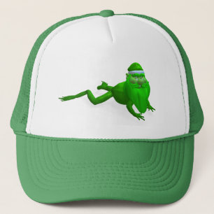 Santa Claus Frog Trucker Pet