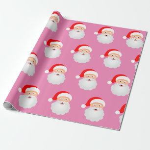 Santa Claus Funny Merry Kerstmis Cadeaupapier