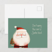 Santa Claus Funny Quote Briefkaart (Voorkant / Achterkant)