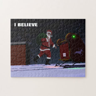 Santa Claus, geloof ik Legpuzzel