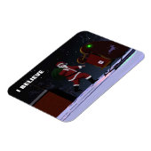 Santa Claus, geloof ik Magneet (Linkerzijde)