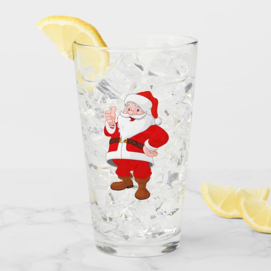 Santa Claus Glas (Voorkant ijs)