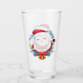 Santa Claus Glas (Achterkant)