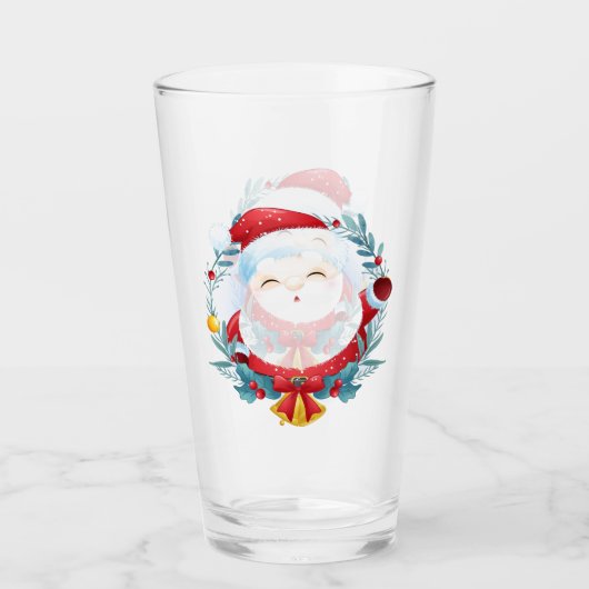 Santa Claus Glas (Voorkant)