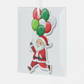 Santa Claus Glas Ornament