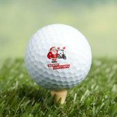 Santa Claus golfer Merry kerstgolf Balls Golfballen (Insitu Shirt)