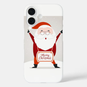 Santa Claus Greeting iPhone 16 Hoesje