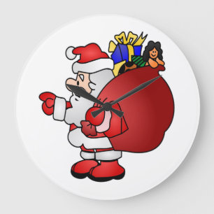 SANTA CLAUS GROTE KLOK