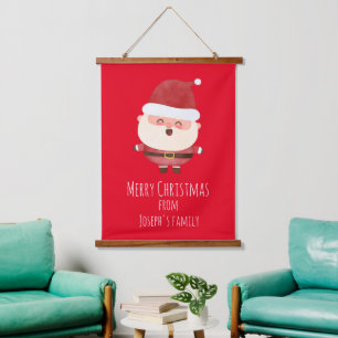 Santa claus hangend wandkleed