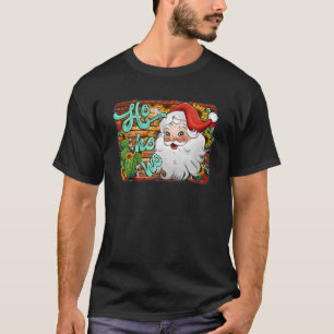 Santa Claus Ho Ho Merry Kerstmis gelooft in Sa T-shirt