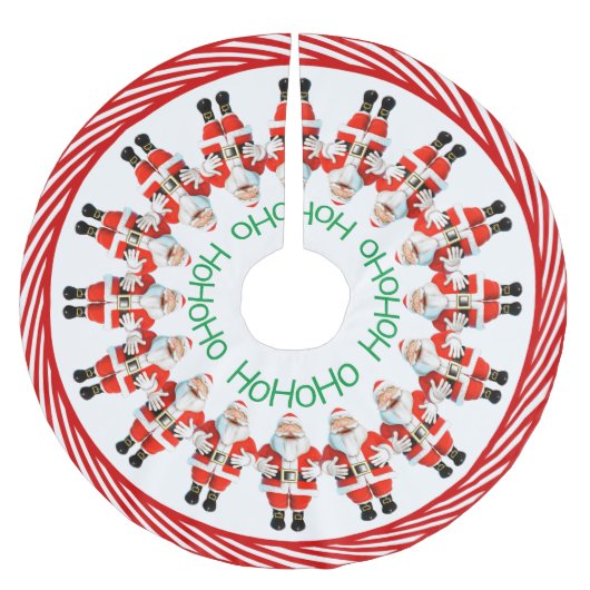 Santa Claus HoHoHo Kerstboom Rok (Voorkant)