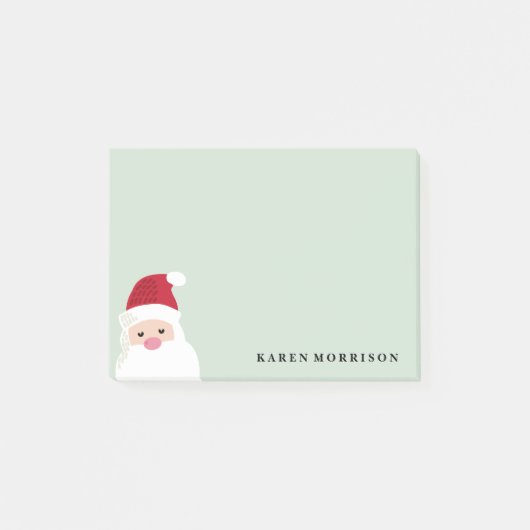 Santa Claus Holiday Post Post-it® Notes (Voorkant)
