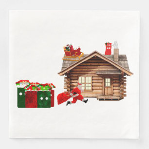 Santa Claus Hustle Diner servetten