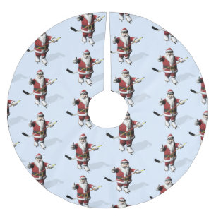 Santa Claus Ice Hockey Player Kerstboom Rok