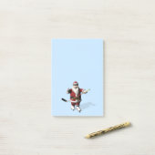 Santa Claus Ice Hockey Player Post-it® Notes (Op bureau)
