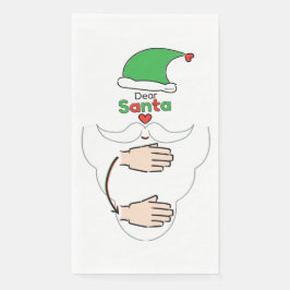 Santa Claus in American Sign Language Servet