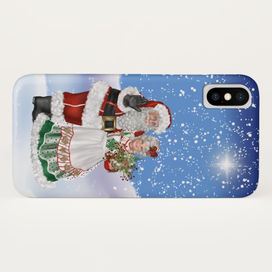 Santa Claus iPhone Case (Achterkant (horizontaal))