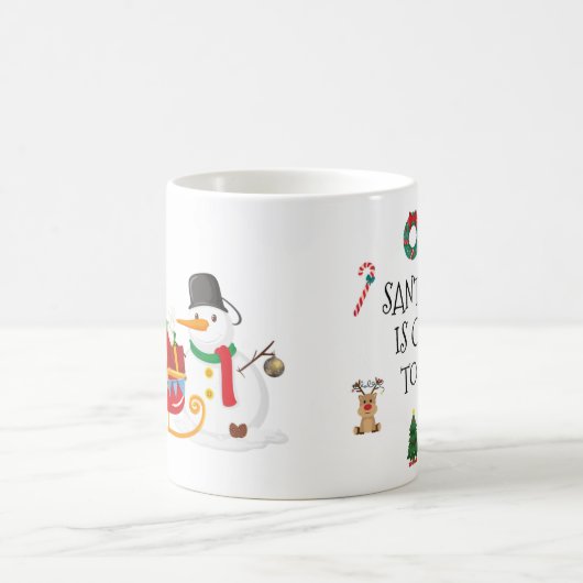 Santa Claus Is Coming To Town Mug (Centre)