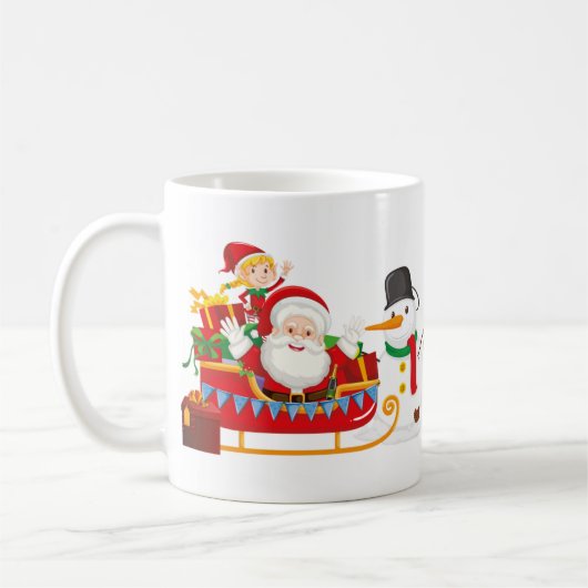 Santa Claus Is Coming To Town Mug (Gauche)