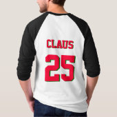 Santa Claus Jersey T-shirt (Achterkant)