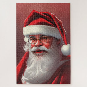 Santa Claus Jigzaag Puzzle Legpuzzel