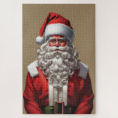 Santa Claus Jigzaag Puzzle Legpuzzel (Verticaal)