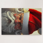 Santa Claus Jigzaag Puzzle Legpuzzel (Horizontaal)